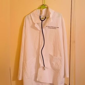 A Brand New Man or Female Doctor Halloween Costume with stethoscope size XL!